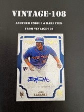 Juan Lagares autographed baseball card 2015 Topps Supreme #SAJL Certified Rookie