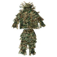 Jungle Fabric Strip Camouflage Ghillie Suit Jungle Fabric Strip Hunting Set Suit