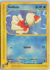 Goldeen 111/165 Common Expedition Base Set Pokemon Damaged