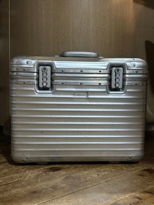 Rimowa Pilot Trolley Silver 2 wheels Carry Case Suitcase USED | eBay