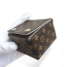 Coffret à bijoux LOUIS VUITTON monogramme accessoire cuir petit objet authent...