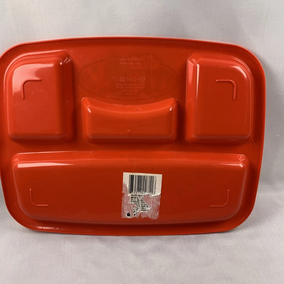 Разделенный обеденный лоток/тарелка Zak из Star Wars! Винтажный 8,5x11 дюймов - Изображение 2 из 4