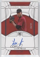 2022 Panini National Treasures Rookie Signatures 60/99 Luis Frias Auto 0ui8