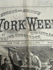Rare 1858 & 1874 Antique Illustrated Newspapers Street & Smith Dime Novel Lot — photo 3