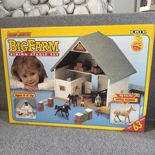 Farm Country Big Farm Riding Stable ERTL Sealed Set 4455 Equestrian Barn Vtg 90s