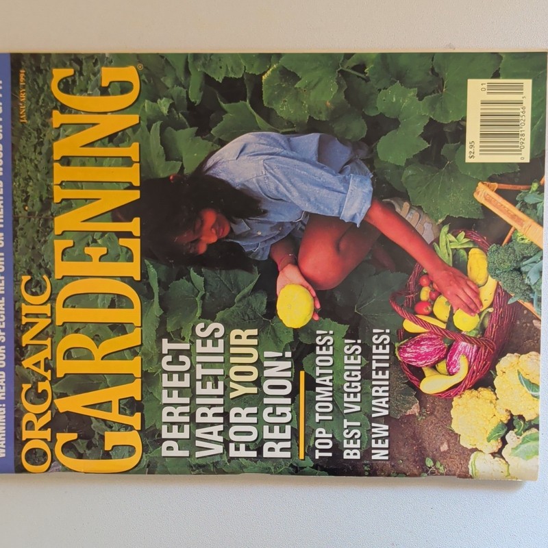 Organic Gardening Jan, Apr + May/June 1994 Illustrated  Gardening