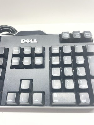  TWO (2) Dell Wired Keyboard USB Model L100 & RT7D50Mechanical 104-Keyboard