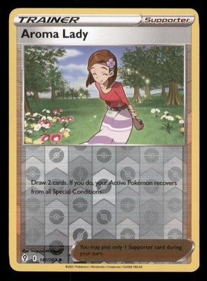 Aroma Lady SWSH07: Evolving Skies #141/203 Uncommon Reverse Holo Pokemon LP | eBay Aroma Lady SWSH07: Evolving Skies #141/203 Uncommon Reverse Holo Pokemon LP | eBay
