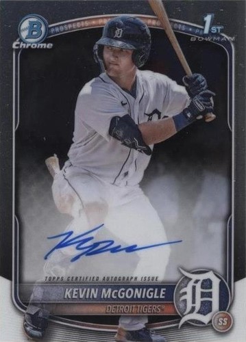 2025 Bowmans Best Baseball Kevin McGonigle Prospect Patch Auto 