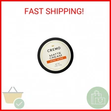 Cremo Hair Styling Matte Cream, Premium Barber Grade, Light Hold, Low Shine, Hai