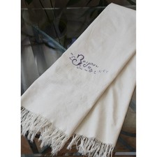 ASCIUGAMANO  RIFINITO AD UNCINETTO " Bonjiour"