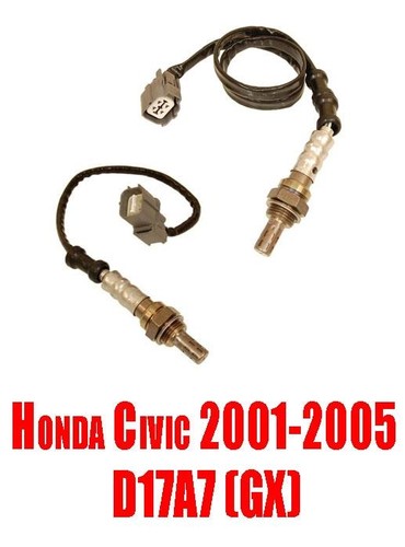 Sensores de O2 aguas arriba y aguas abajo para Honda Civic 2001-2005 D17A7 GX ¡¡Leer lista!!!