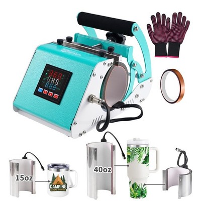3-in-1 Mug Heat Press for 11oz 15oz Mugs & 40oz Tumbler Sublimation