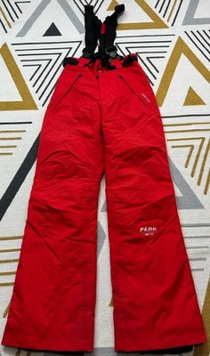 Men s Peak Performance Heli Gore Tex ski bib pants Red Size S  (RRP £320)