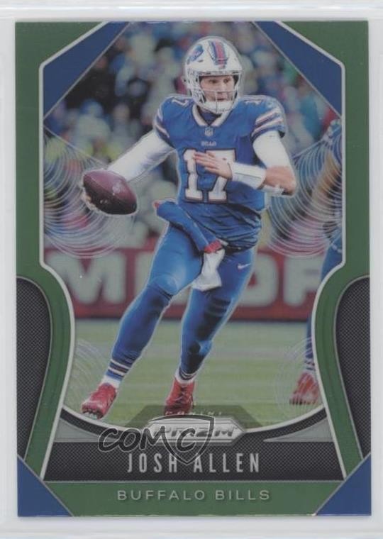 2019 Panini Prizm Green Prizm Josh Allen #3 0o5