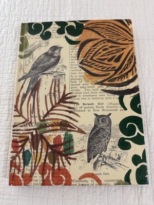 Barnes Noble Rustic Birds Sketchbook Illustrated Hard Cover Journal Notebook