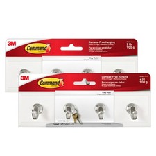 Key Rails, Total 2 Key Racks with 12 Strips, 2 Pack of 1 Rail, 4 Key Hooks on... 1.69 per strip