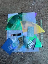 Dichroic Glass Assortment Lot COE96 3 Lbs. 11 Oz. Great Deal