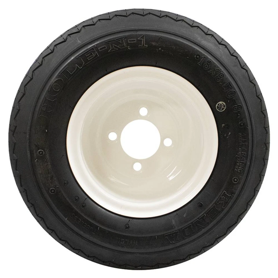 Nuevo conjunto de rueda Stens 160-540 18x8,50-8 para buje blanco Kenda agujero-n-una banda de rodadura Foto 3 de 4