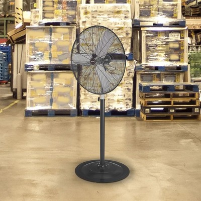 XtremepowerUS 30'' Pedestal Fan Adjustable 3-Speed Control Standing Fan Floor