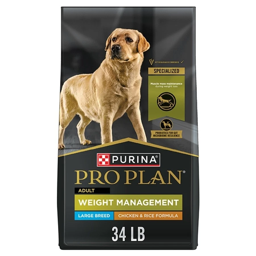 NWT Purina Pro Plan Management Large Breed Adult Dry Dog Food - Chicken 34Lb
