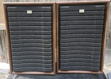 Pair Of Vintage Rare Sony SS-710 Speakers Mid Century Tested / Working