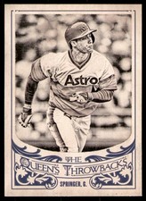 2015 Topps Gypsy Queen Throwbacks #QT-13 George Springer Astros