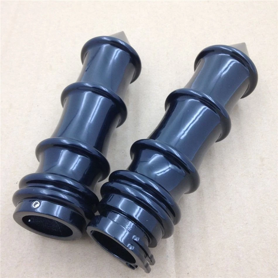 Motorcycle 22mm Black Handlebar Grip Spike For Kawasaki Ninja ZX-10 ZX-12 ZX-14 - Image 4 of 4
