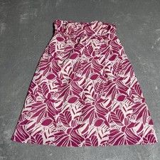 Y2K American Eagle Strapless Dress Womens 10 Pink White Floral Smocked Beach