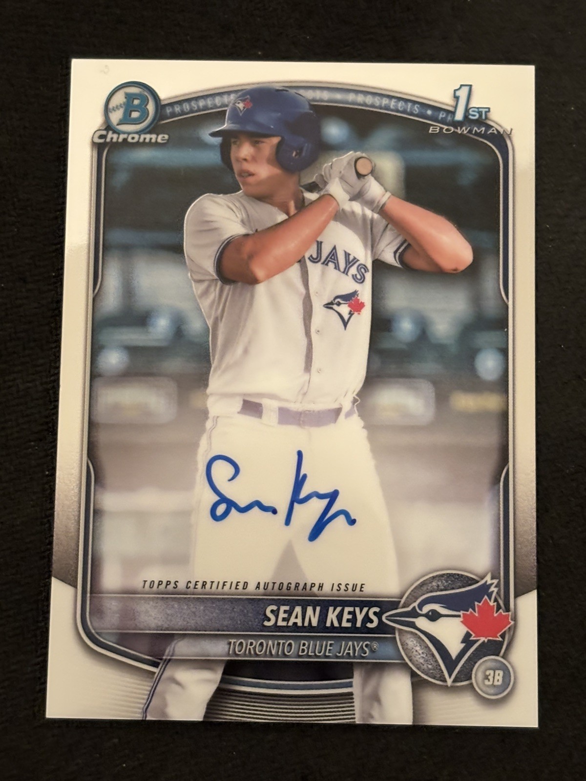 SEAN KEYS 2025 BOWMAN CHROME 1ST AUTOGRAPH BASEBALL AUTO Q1681