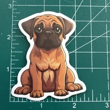 Boerboel Mastiff Puppy Dog Decal Sticker  2  1/4” x 2  3/4”