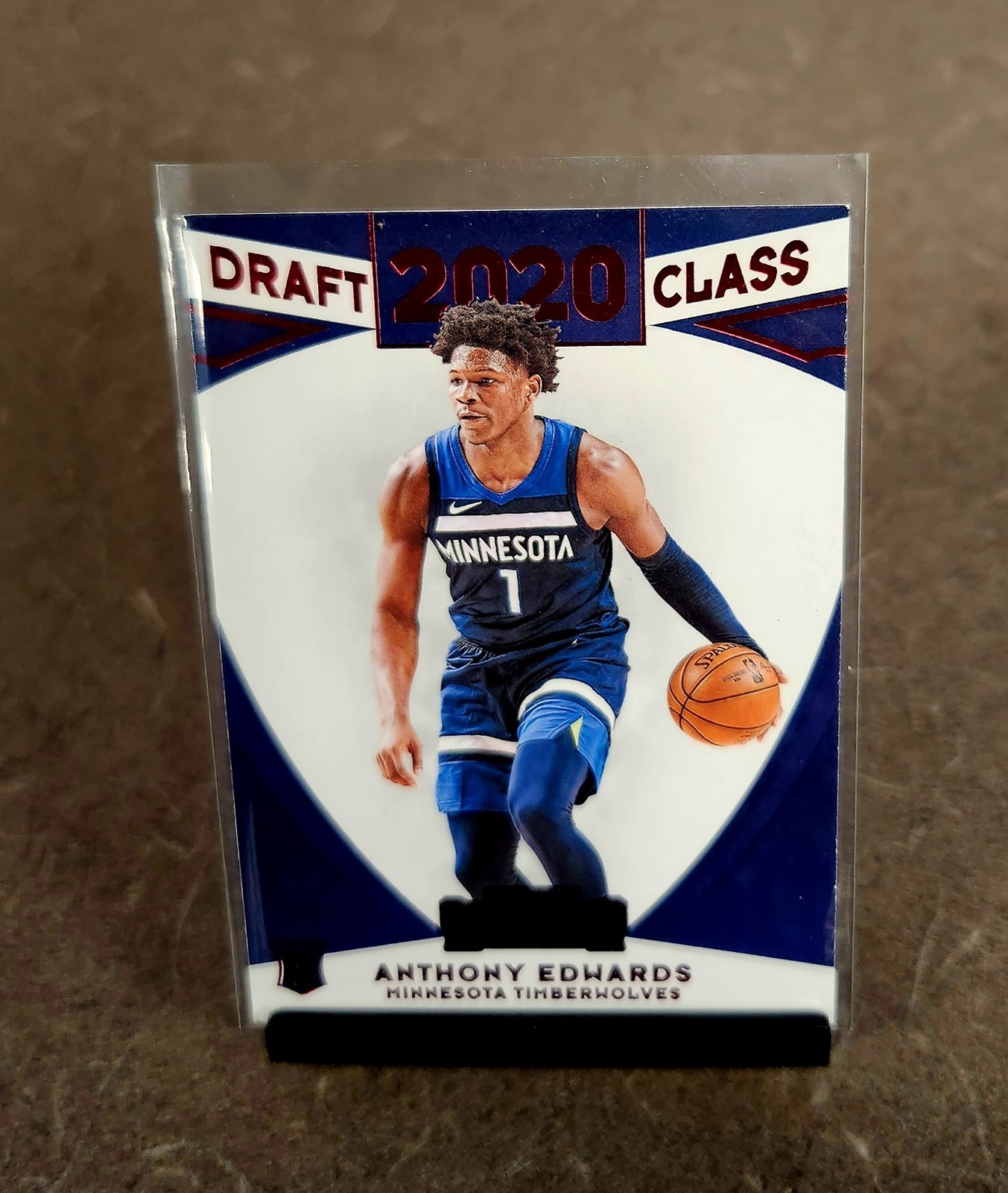 2020-21 Panini Contenders 2020 Draft Class Contenders Anthony Edwards #5 RC Red