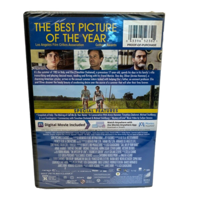 Call Me by Your Name [New DVD] Dolby Digital, Dolby, Widescreen