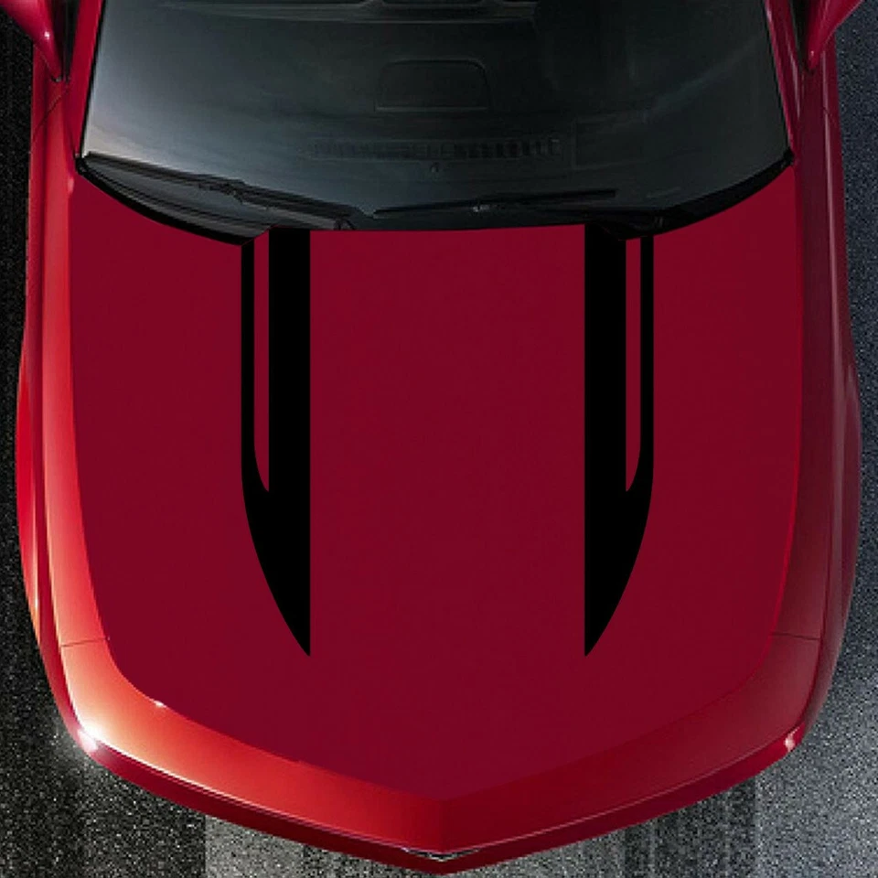 2X Waterproof Car Body Long Stripe Door Hood Graphics Decal Vinyl Decor Sticker — 第 4/4 张图片