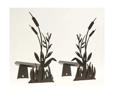 Design Specialties Fireplace Pond Design Black Andiron