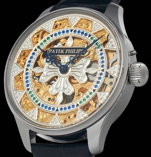 PATEK PHILIPPE Marriage Watch 1907 Antique OH Skeleton Wristwatch 48mm 129913 - Bild 8 von 10