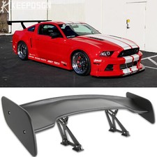 For Ford Mustang Gt-250 2010-14 Matte Black 46 Rear Spoiler Adjustable Gt Wing