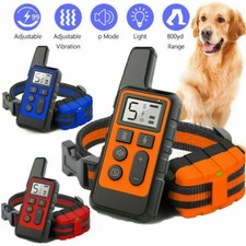 Dog Training Collar Rechargeable Waterproof Remote Electric Pet Shock Vibration