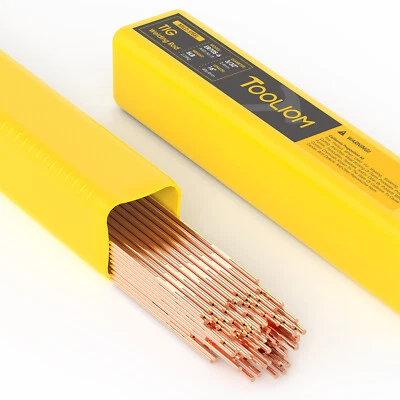 TOOLIOM Mild Steel TIG Welding Rod ER70S-6 TIG Filler Rod 3/32" x 16" 5LB Welding Wire