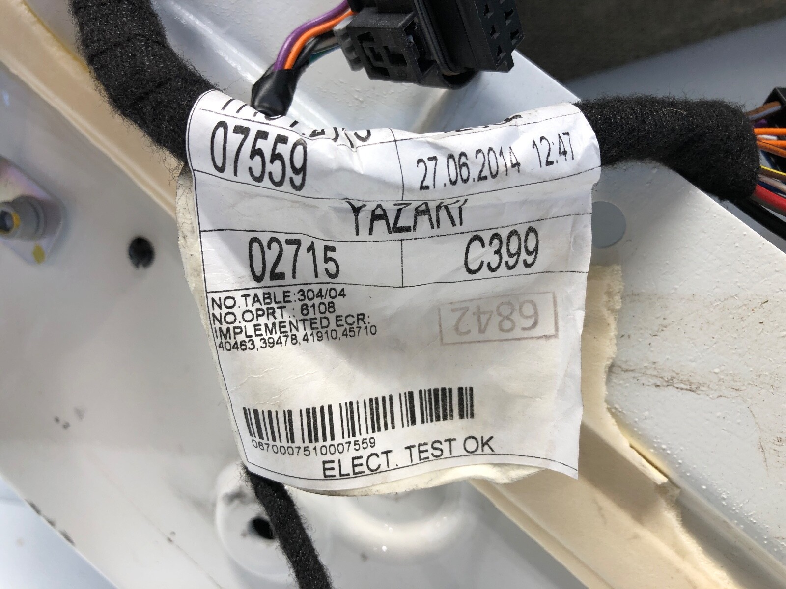 2014-2020 MASERATI QUATTROPORTE LEFT DRIVER REAR DOOR SHELL OEM.