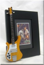 PAUL McCARTNEY Miniature Bass Guitar Frame Beatles