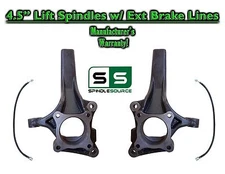 4.5" Lift Spindle Kit DOT Approved Brakelines FOR 15 - 20 Ford F-150 2WD