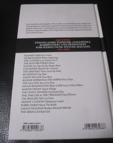 SZ Diskothek - 1959 Ein Jahr + seine 20 Songs + CD, Jahrgangsgeschenk/Geburtstag - Bild 2 von 6