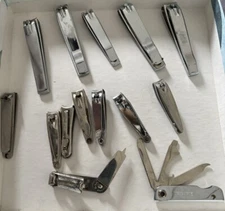 Lot Of Vintage To Modern Nail Clippers: Gem, Larkin, Miniclip, Trim X 14 Pieces