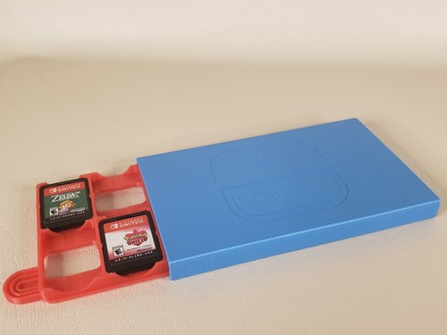 Cartucho de juego Nintendo Switch impreso en 3D estuche deslizante ancho - tiene capacidad para 10-20 juegos - Imagen 3 de 12