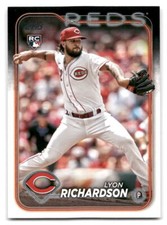 Lyon Richardson 2024 Topps Baseball #517 Cincinnati Reds Rookie RC