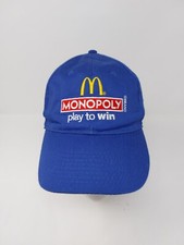 2013 McDonalds Monopoly Play to Win Strap Back Hat Adjustable Cap