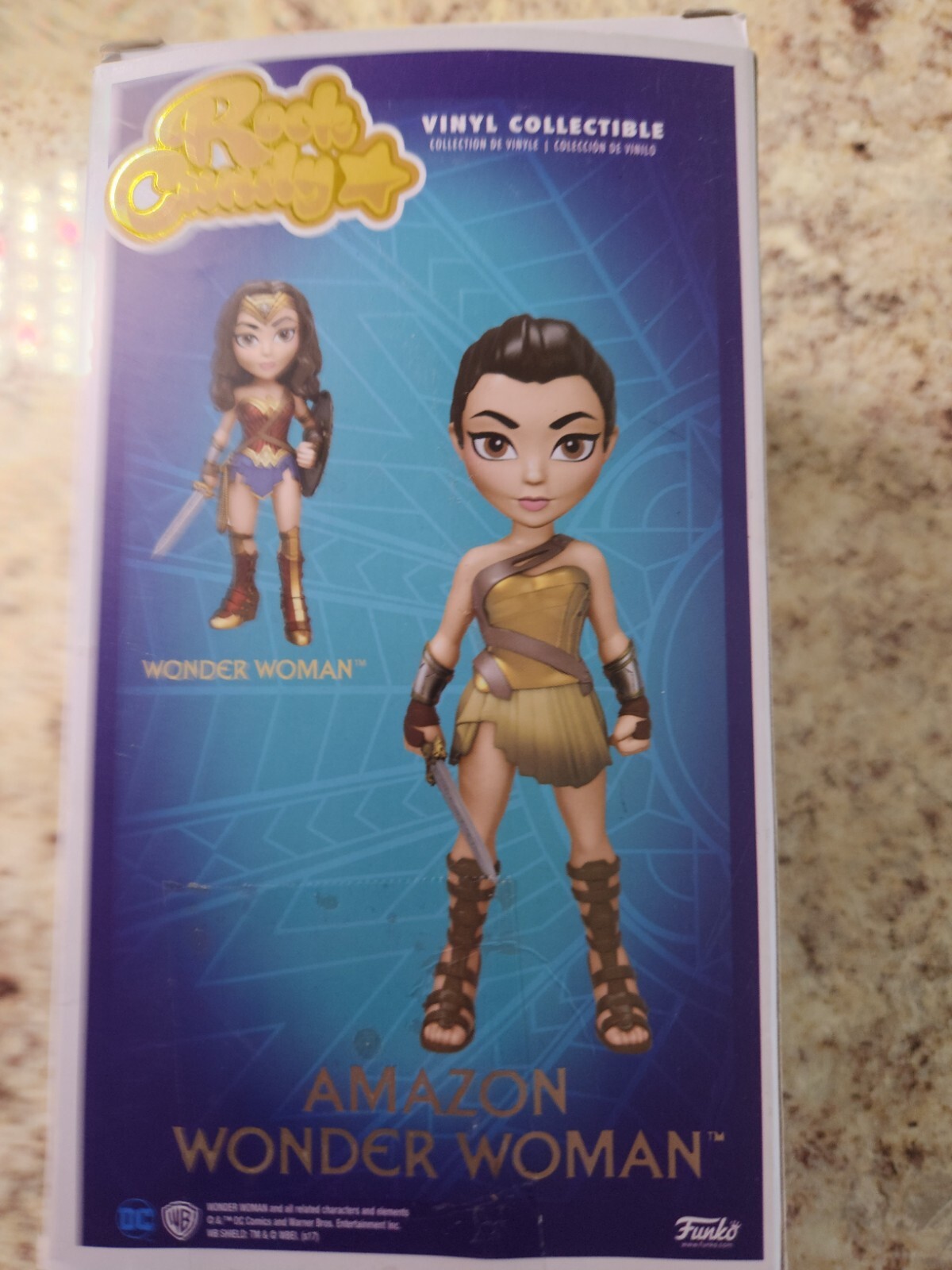 Funko Rock Candy Amazon Wonder Woman DC WB Vinyl Collectible Figure NEW