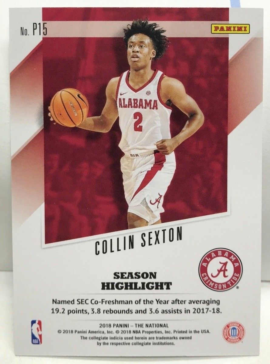 Collin Sexton 2018 Panini The National ESCHER SQUARES Parallel RC