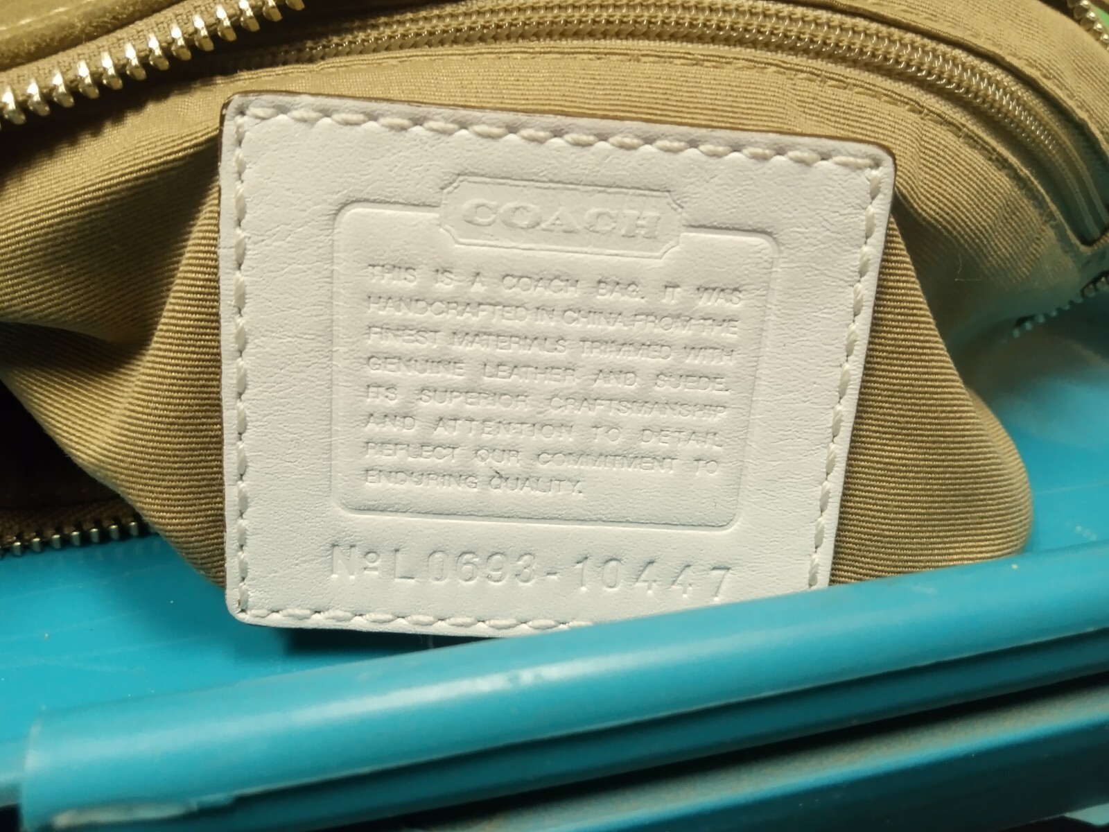 Coach Hampton Spring Patchwork Multi-color Dual H… - image 11